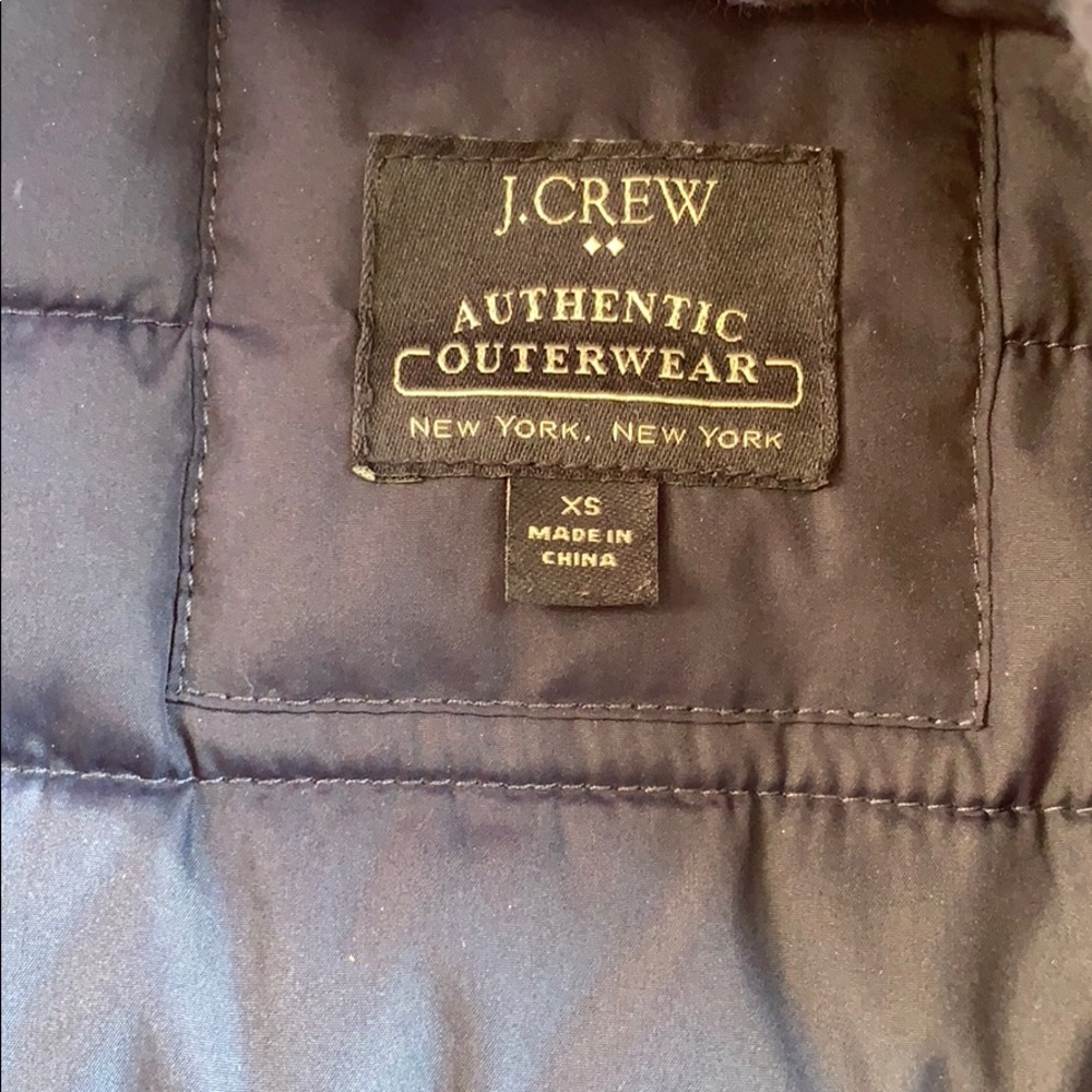 J crew vest in blue